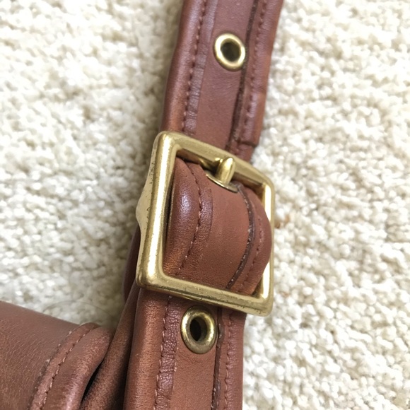 Vintage Leather Crossbody Saddle Bag - Picture 5 of 8